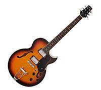 San Diego Semi Acoustic Guitar by Gear4music Sunburst - Nearly New