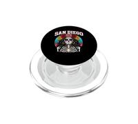 San Diego Sugar Skull Flower City Baseball PopSockets PopGrip for MagSafe