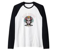 San Diego Sugar Skull Flower City Baseball Raglan Baseball Tee