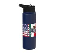 San Diego Tshirt 619 USA Trip Vacation Souvenir California Stainless Steel Insulated Water Bottle