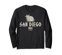 San Diego USA Nautical Coastal City Travel Long Sleeve T-Shirt
