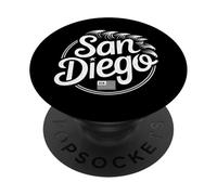San Diego USA Nautical Coastal City Travel PopSockets Adhesive PopGrip