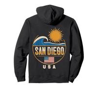San Diego USA Nautical Coastal City Travel Pullover Hoodie