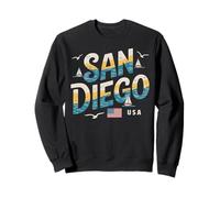San Diego USA Nautical Coastal City Travel Sweatshirt