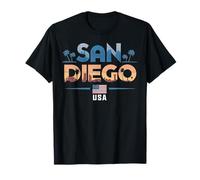 San Diego USA Nautical Coastal City Travel T-Shirt