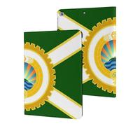 San Dover Flag Slim Tablet Cases Compatible with iPad Series Without Pencil Holder Protective Cover Compatible with ipad 2017/2018/Air1/Air2 (9.7in)