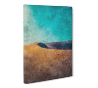 San Dune In The Atacama Desert In Chile Painting Modern Canvas Wall Art Print Ready to Hang, Framed Picture for Living Room Bedroom Home Office Décor, 30x20 Inch (76x50 cm)