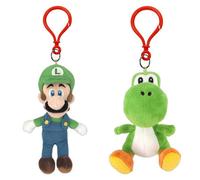 San-Ei Nintendo Super Luigi And Yoshi Keychain Bundle