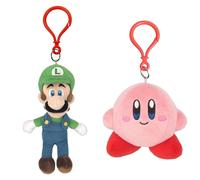 San-ei Nintendo Super Luigi & Kirby Keychain Bundle San-ei Multicolor