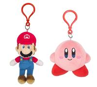 San-ei Nintendo Super Mario & Kirby Keychain Bundle San-ei Multicolor