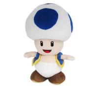 San-ei Super Mario Toad Azul Teddy 20 Cm
