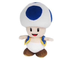 San-ei Super Mario Toad Azul Teddy 20 Cm