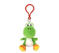 San-Ei - Yoshi Keychain - Nintendo licensed, 12.5cm (H) x 9.5cm (W) x 9.5cm (D), Green
