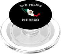 San Felipe Mexico Classic Mexico Flag Map Design PopSockets PopGrip for MagSafe