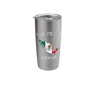 San Felipe Mexico Classic Mexico Flag Map Design Stainless Steel Insulated Tumbler