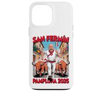 San Fermoín Pamplona 2025 Man and Bulls on the run Case for iPhone 13 Pro Max