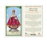 San Francis Imports Infant of Prague Novena Prayer Laminated Holy Card