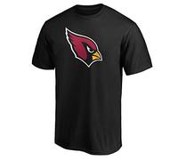 San Francisco 49ers NFL Boys Youth 8-20 Black Primary Logo Official Team T-Shirt, Arizona Cardinals Black, 10-12