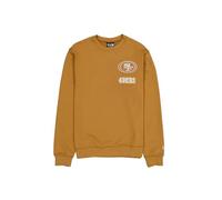 San Francisco 49ers Unisex Nfl Logo Select Crew Neck Sweater Light Bronze Sweater