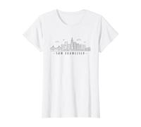 San Francisco Amerika Kalifornien Skyline Golden-Gate-Bridge Value Graphic T-Shirt, Women, White, XL