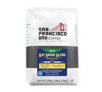 San Francisco Bay Ground Coffee - DECAF Bay Bridge Blend (28oz Bag), Medium Roast, Swiss Water Processed