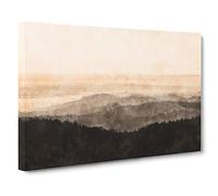 San Francisco Beyond the Hills Canvas Print | Gallery Wrapped 30mm Frame Wall Art | 30x20 inches | Ready to Hang | Modern Landscape Picture | Living Room Bedroom Lounge Office