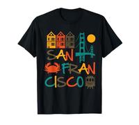San Francisco Bridge SF Icons Vintage Graphic T-Shirt