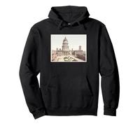 San Francisco CA City Hall Photo-Illustration Pullover Hoodie
