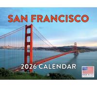 San Francisco Calendar 2026 Monthly Wall Calender 12 Month | American Made In The USA