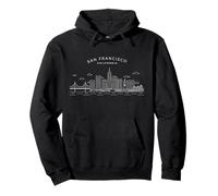 San Francisco California America Souvenir Vintage Souvenir Pullover Hoodie