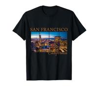 San Francisco California Cityscape Pride Skyline T-Shirt