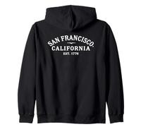 San Francisco California East 1776 Zip Hoodie