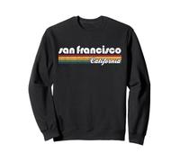 San Francisco California Vintage 70s 80s Retro Style Gift Sweatshirt