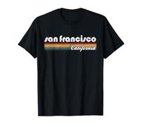 San Francisco California Vintage 70s 80s Retro Style Gift T-Shirt