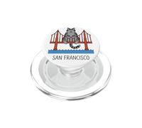 San Francisco Cat Golden Gate Bridge Book Lover PopSockets PopGrip for MagSafe