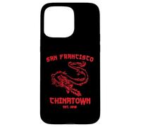San Francisco Chinatown Chinese American Bay Area Dragon SF Case for iPhone 15 Pro Max
