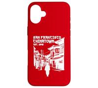 San Francisco Chinatown Chinese American Bay Area Dragon SF Case for iPhone 16 Plus