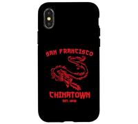 San Francisco Chinatown Chinese American Bay Area Dragon SF Case for iPhone X/XS