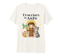 San Francisco de Asís Santo de Los Animales Católico niños Premium T-Shirt