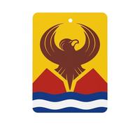 San Francisco Flag 1Pcs Car Air Freshener Automotive Aromatherapy Tablets Hanging Scented Cards for Room Bathroom Square
