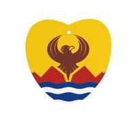 San Francisco Flag 1Pcs Car Air Freshener Automotive Aromatherapy Tablets Hanging Scented Cards for Room Bathroom Love form
