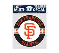 San Francisco Giants Fan Decals 3.75" x 5"