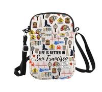 San Francisco Gifts for Women San Francisco Vacation Gift Life is Better in San Francisco Makeup Bag (in San Francisco CR EU)