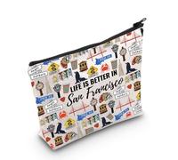 San Francisco Gifts for Women San Francisco Vacation Gift Life is Better in San Francisco Makeup Bag (in San Francisco Bag EU)