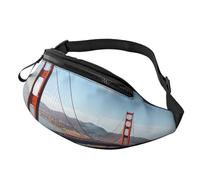 San Francisco Golden Gate Bridge Fanny Pack for Men Women, Fashion Festival Fanny Pack, Travel Sport Walking Waist Bag