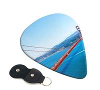 San Francisco Golden Gate Bridge Printed Guitar pick Guitar Plectrums for Acoustic Guitar Electric Guitar Bass Guitar - Guitar Accessories - 6 Pack 0.96mm