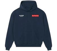 San Francisco Logo Men's Hoodie - Navy / 2XL
