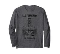 San Francisco Lost in The Right Direction Cityscape Long Sleeve T-Shirt