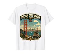 San Francisco Matching San Francisco Vacation California Value Graphic T-Shirt, Men, White, M