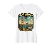 San Francisco Matching San Francisco Vacation California Value Graphic T-Shirt, Women, White, L